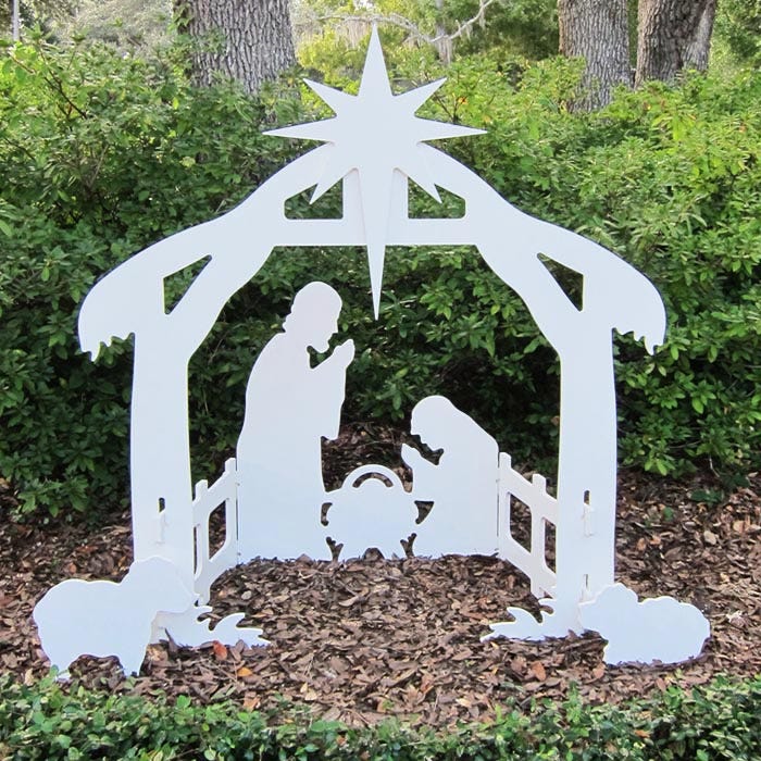 Holy Night Outdoor Nativity Set