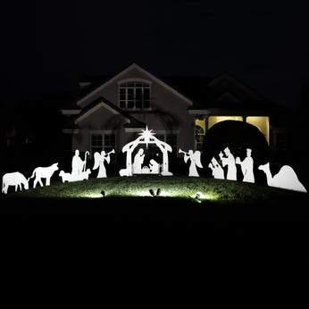 Holy Night Complete Nativity Scene - Large